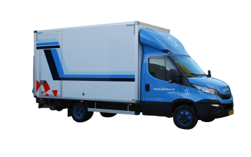 20 m3 Bestelbus met laadklep